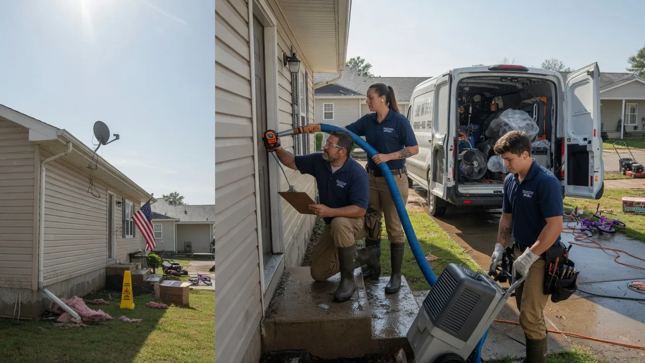 Ceiling Water Damage Restoration in Meade, KS near me